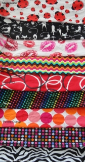 Nylonbezug mit Muster zum XL Kissen 60 x 20 cm