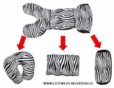Relax-Reisekissen 3- in 1 Baumwolle
