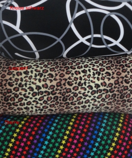 Nylonbezug mit  Muster zum XXL Kissen 60 x  30 cm